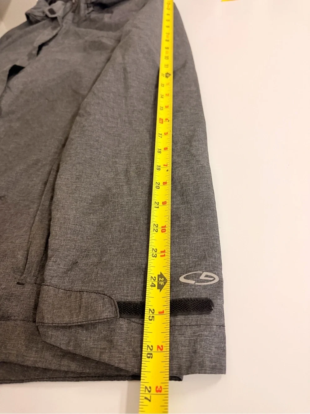Champion‎ Men's Gray Hooded Windbreaker Jacket Black Sz XXL